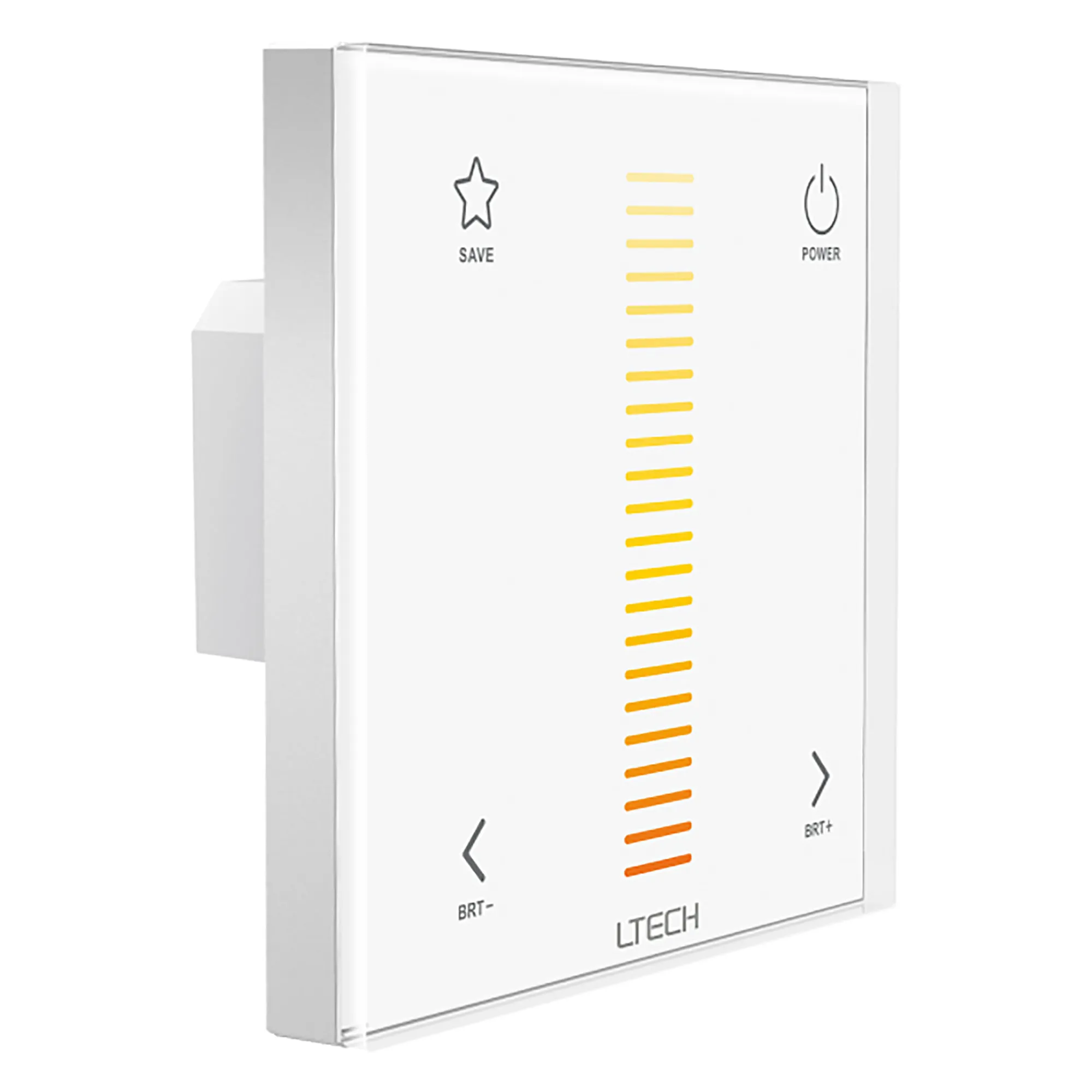 E2  RF2.4GHz CT dimming Touch Panel, PWM Power output, 12/24Vdc, 96W 4A, Single/Multi Zone Support.